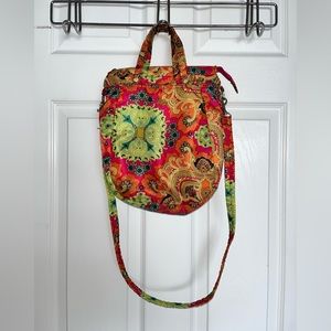 VINTAGE OILILY SHOPPER BAG (w/ MINI POUCH)